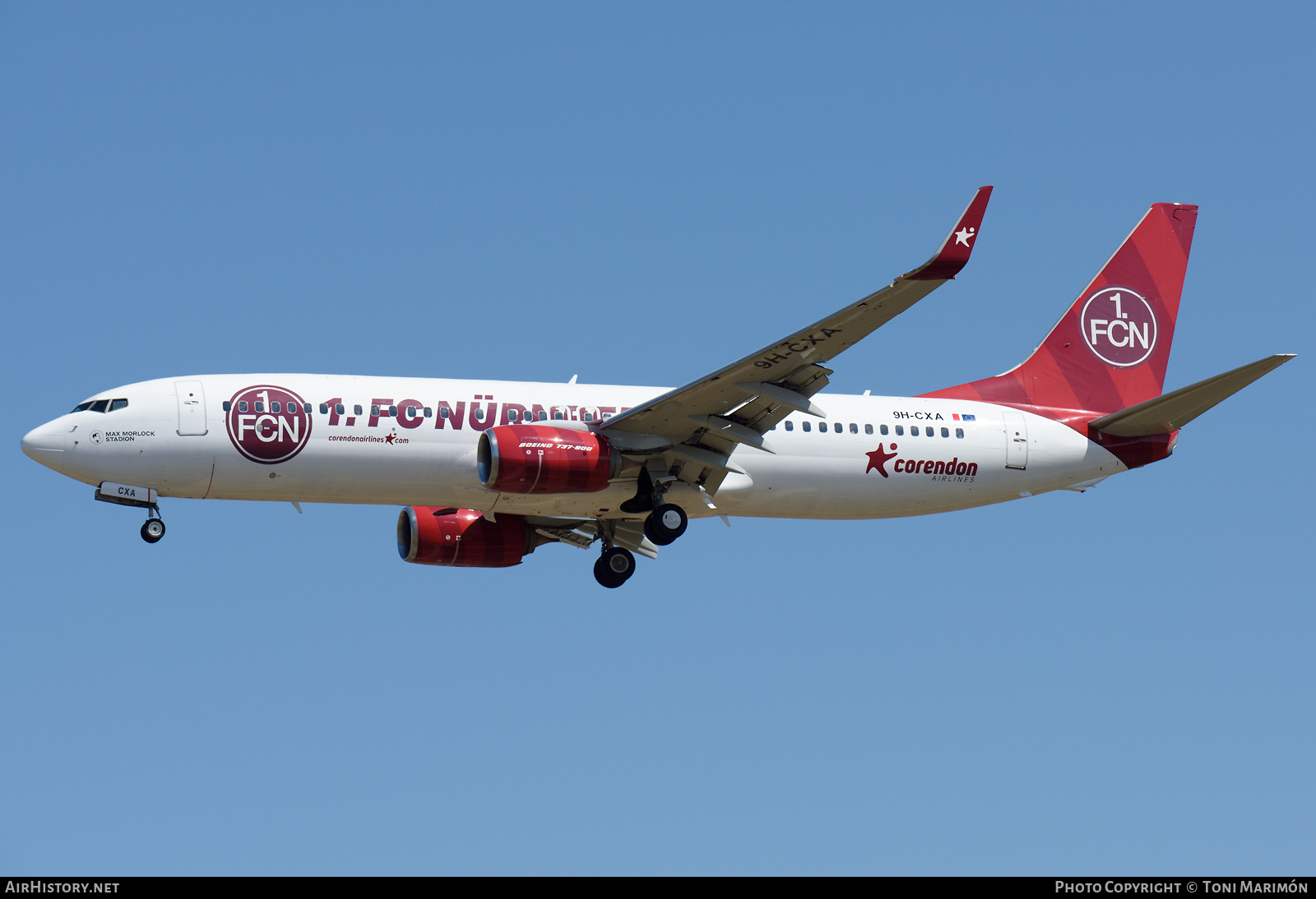 Aircraft Photo of 9H-CXA | Boeing 737-85R | Corendon Airlines | AirHistory.net #371303