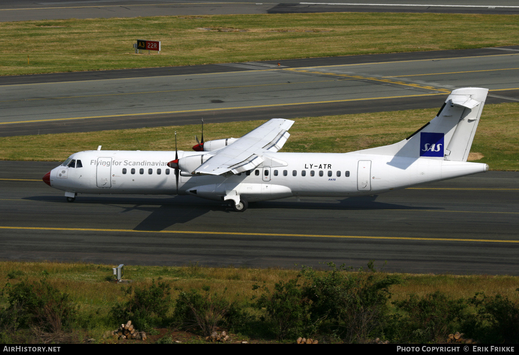 Aircraft Photo of LY-ATR | ATR ATR-72-201 | Scandinavian Airlines - SAS | AirHistory.net #371337