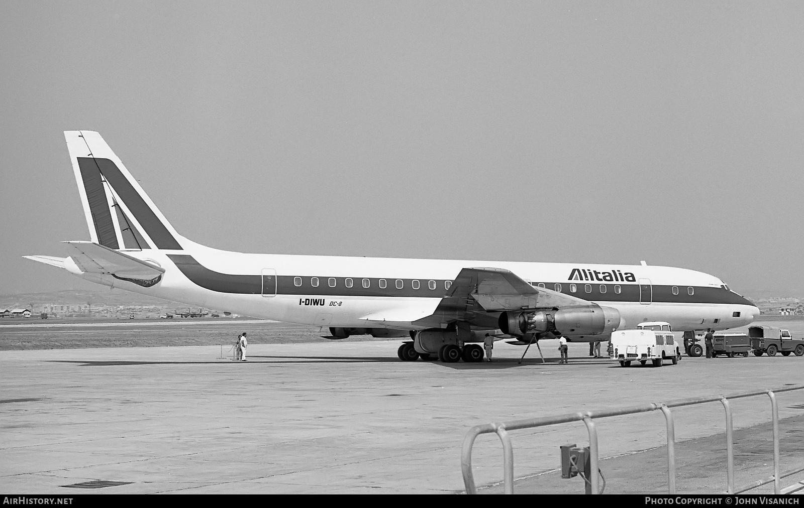 Aircraft Photo of I-DIWU | Douglas DC-8-43 | Alitalia | AirHistory.net #371348