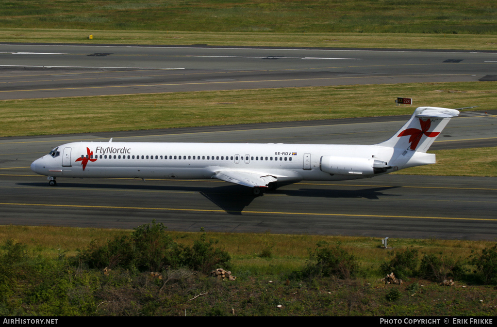 Aircraft Photo of SE-RDV | McDonnell Douglas MD-83 (DC-9-83) | FlyNordic | AirHistory.net #371350