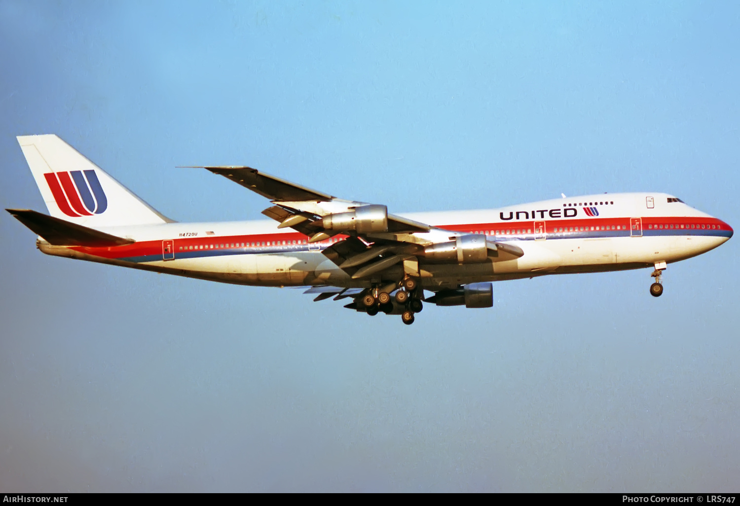 Aircraft Photo of N4720U | Boeing 747-122 | United Airlines | AirHistory.net #371362
