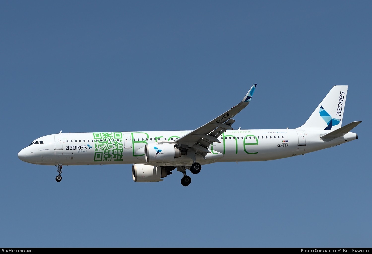 Aircraft Photo of CS-TSF | Airbus A321-253N | Azores Airlines | AirHistory.net #371367
