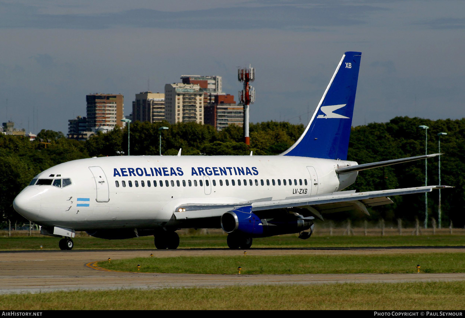 Aircraft Photo of LV-ZXB | Boeing 737-228/Adv | Aerolíneas Argentinas | AirHistory.net #371368