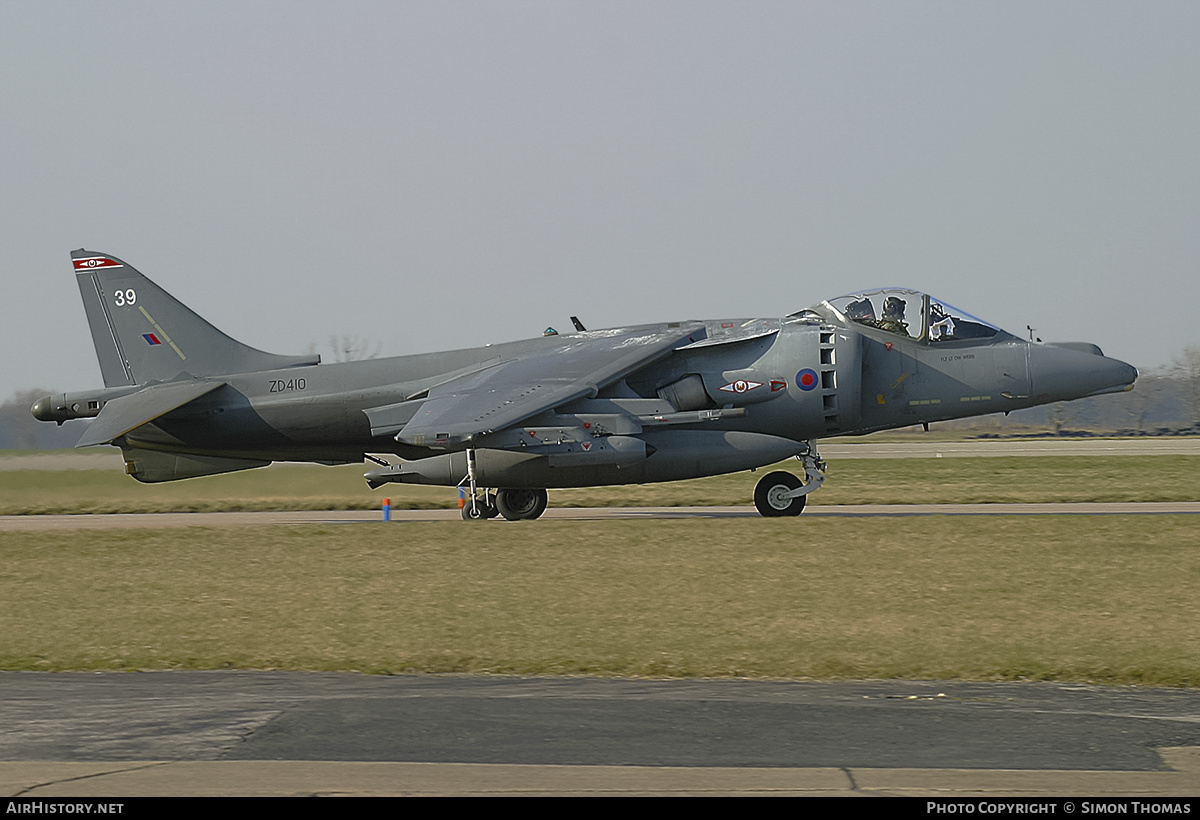 Aircraft Photo of ZD410 | British Aerospace Harrier GR7 | UK - Air Force | AirHistory.net #371390