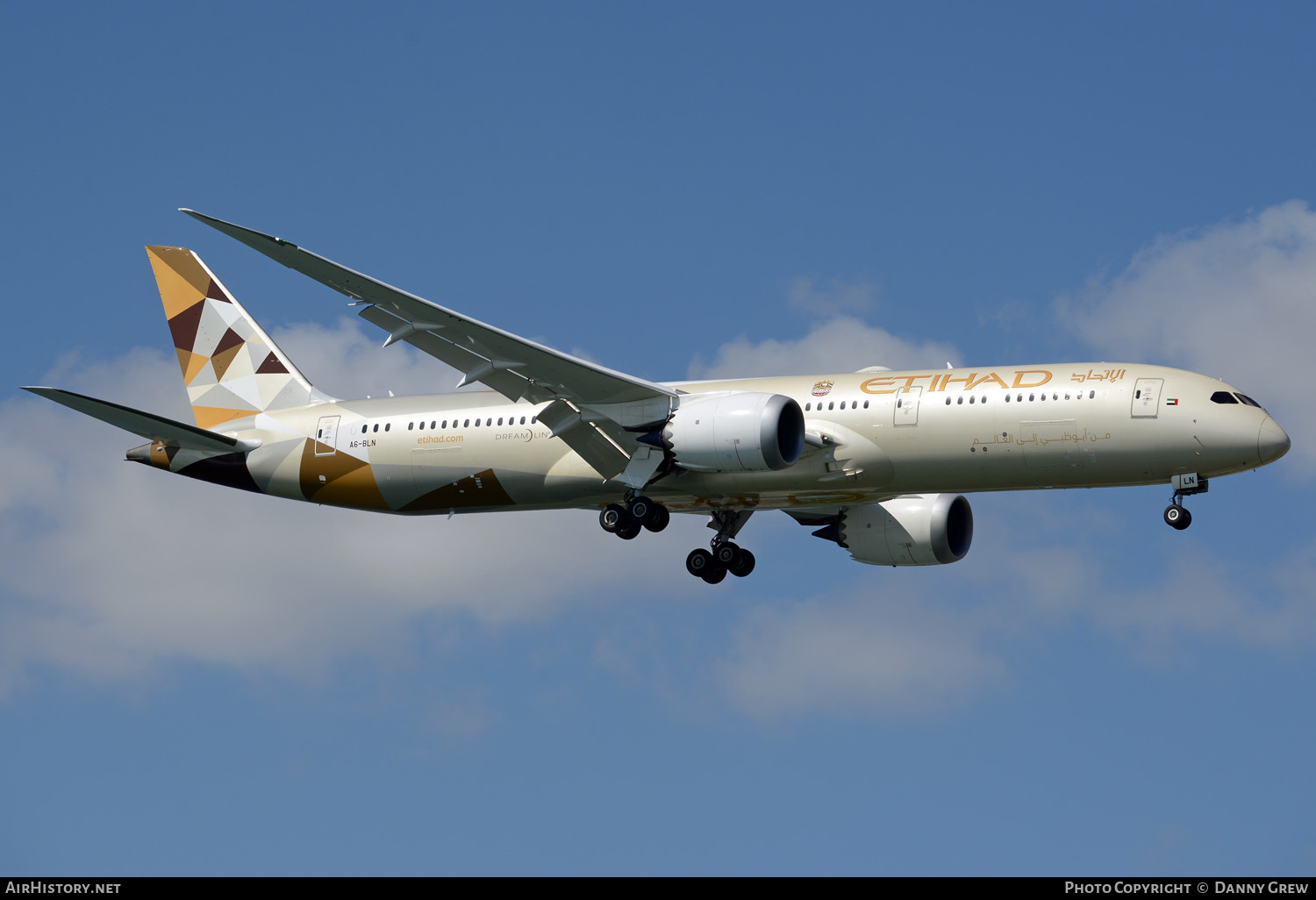 Aircraft Photo of A6-BLN | Boeing 787-9 Dreamliner | Etihad Airways | AirHistory.net #371400