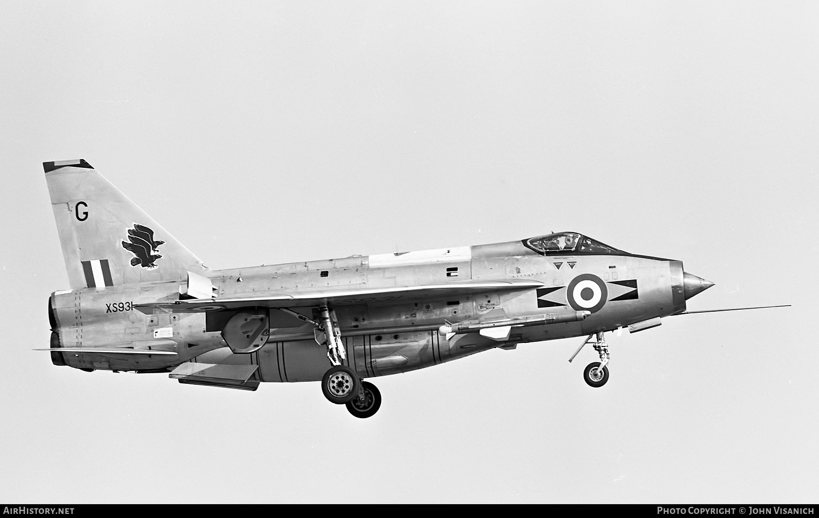 Aircraft Photo of XS931 | English Electric Lightning F6 | UK - Air Force | AirHistory.net #371407