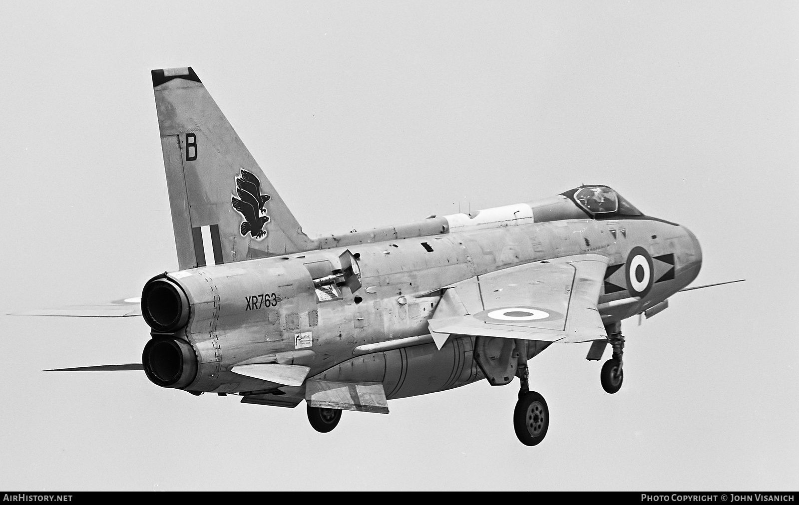 Aircraft Photo of XR763 | English Electric Lightning F6 | UK - Air Force | AirHistory.net #371413