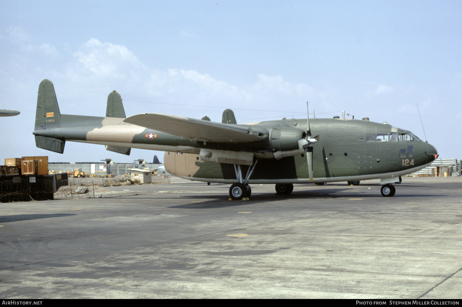 Aircraft Photo of 0-38124 | Fairchild C-119G Flying Boxcar | South Vietnam - Air Force | AirHistory.net #371453