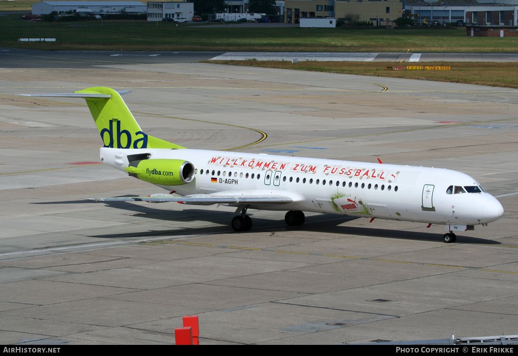 Aircraft Photo of D-AGPH | Fokker 100 (F28-0100) | DBA - Deutsche BA | AirHistory.net #371454