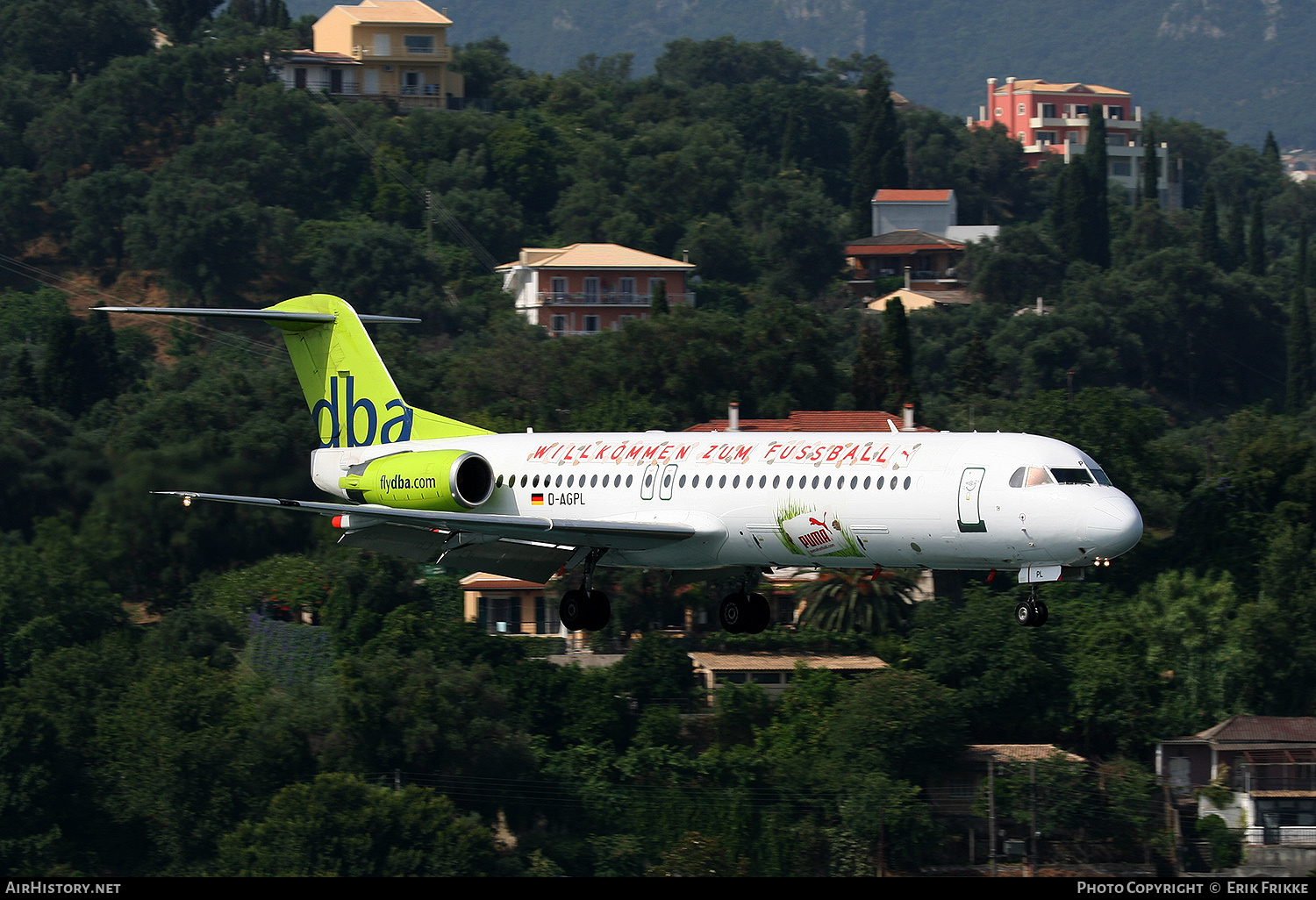 Aircraft Photo of D-AGPL | Fokker 100 (F28-0100) | DBA - Deutsche BA | AirHistory.net #371455