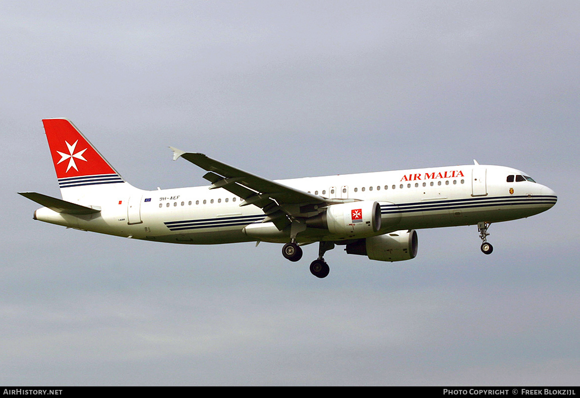 Aircraft Photo of 9H-AEF | Airbus A320-214 | Air Malta | AirHistory.net #371457