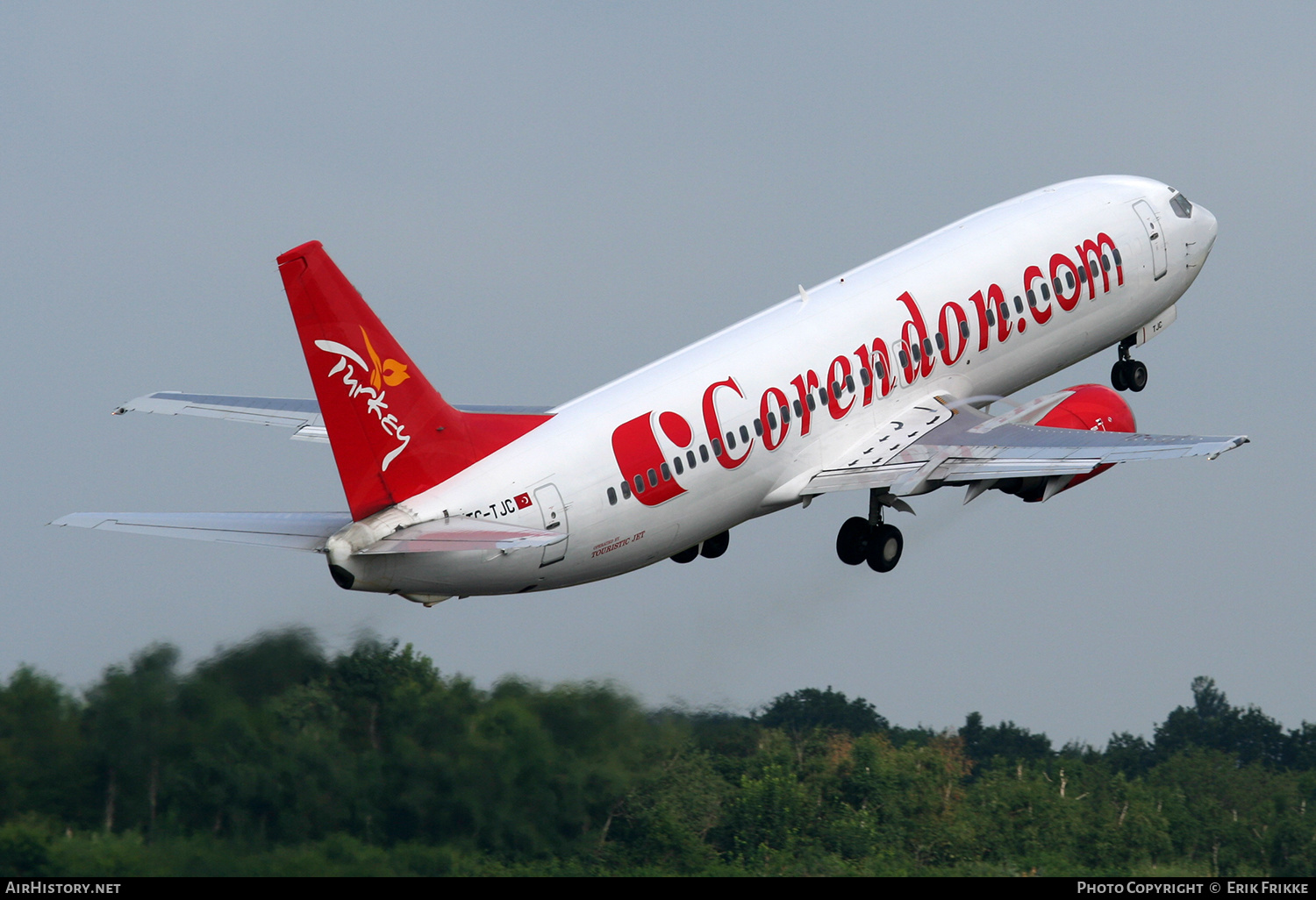 Aircraft Photo of TC-TJC | Boeing 737-4Q8 | Corendon Airlines | AirHistory.net #371517