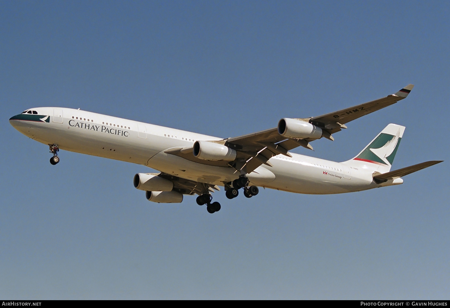 Aircraft Photo of B-HMZ | Airbus A340-313X | Cathay Pacific Airways | AirHistory.net #371525