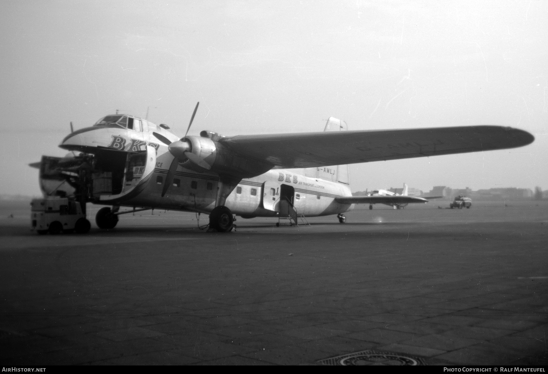 Aircraft Photo of G-AMLJ | Bristol 170 Freighter Mk31E | BKS Air Transport | AirHistory.net #371529