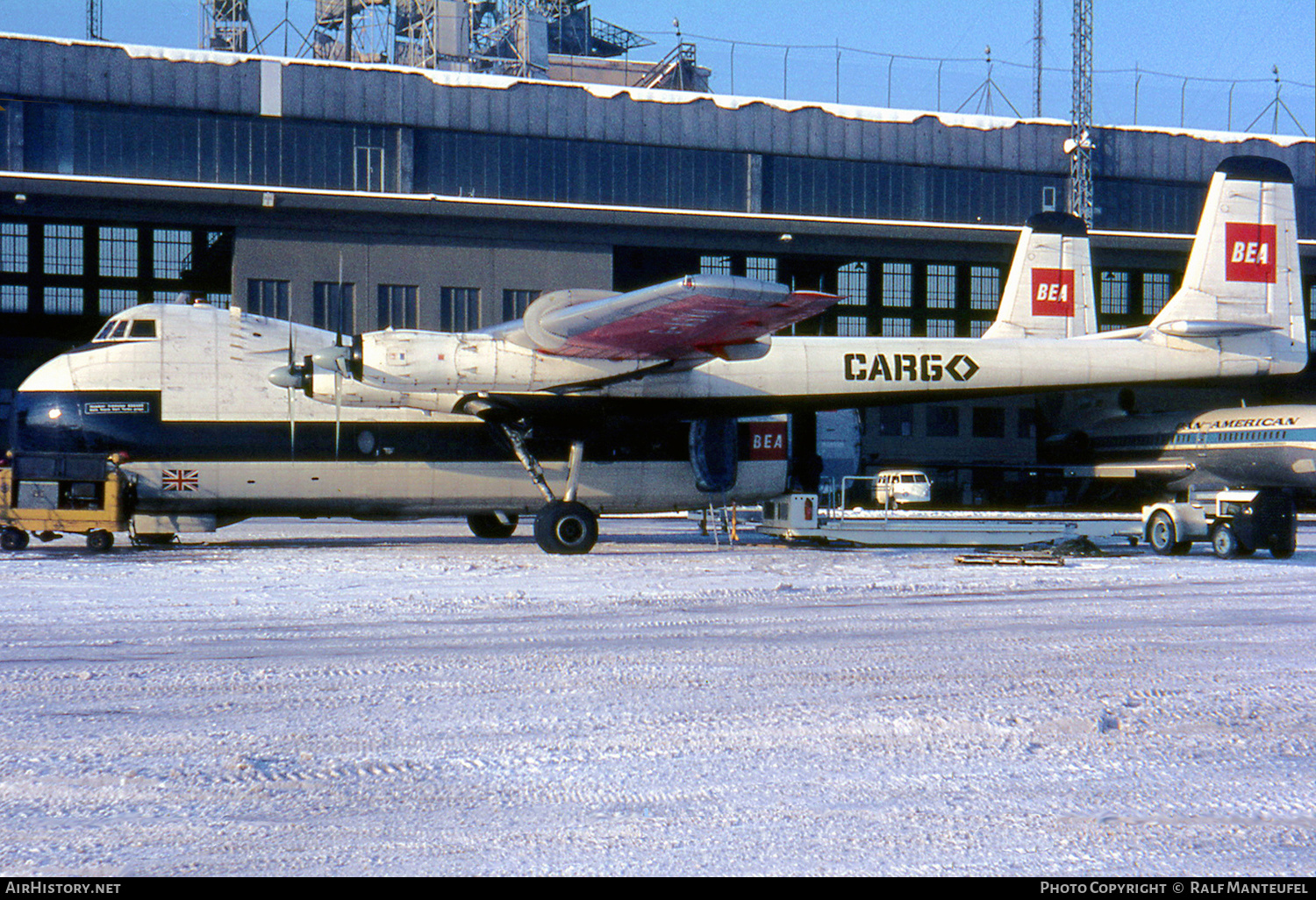 Aircraft Photo of G-ASXN | Armstrong Whitworth AW-650 Argosy 222 | BEA Cargo - British European Airways | AirHistory.net #371531