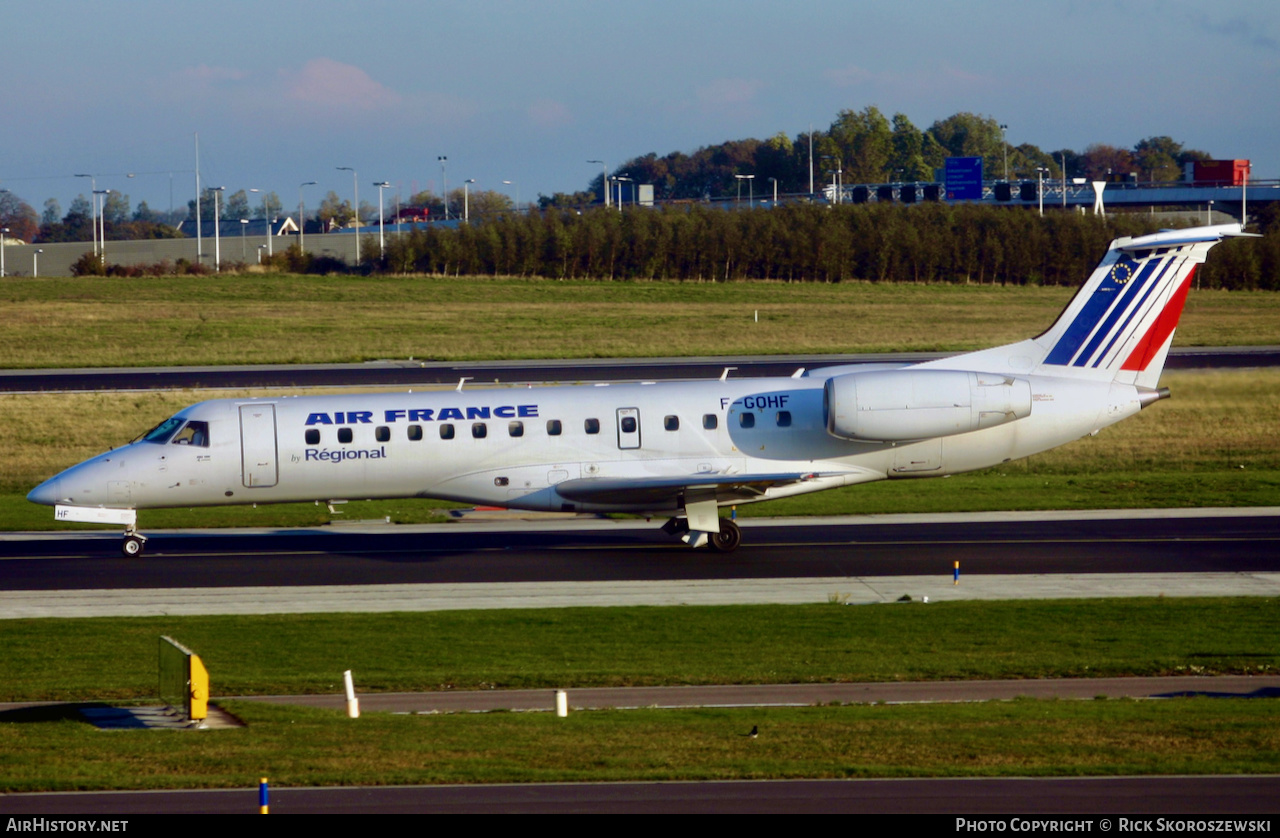 Aircraft Photo of F-GOHF | Embraer ERJ-135ER (EMB-135ER) | Régional Airlines | Air France | AirHistory.net #371536