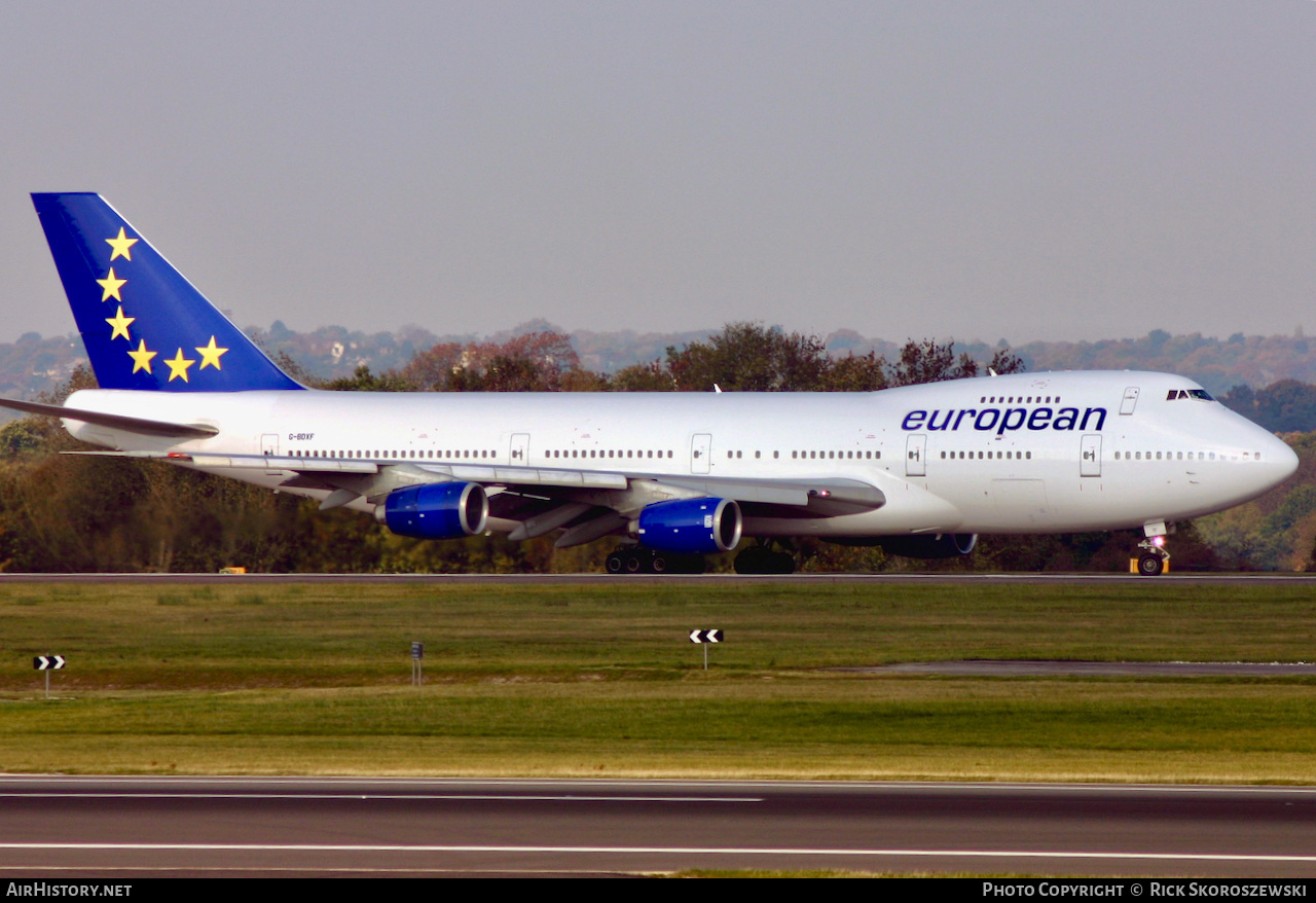 Aircraft Photo of G-BDXF | Boeing 747-236B | European Aircharter - EAL/EAC | AirHistory.net #371539