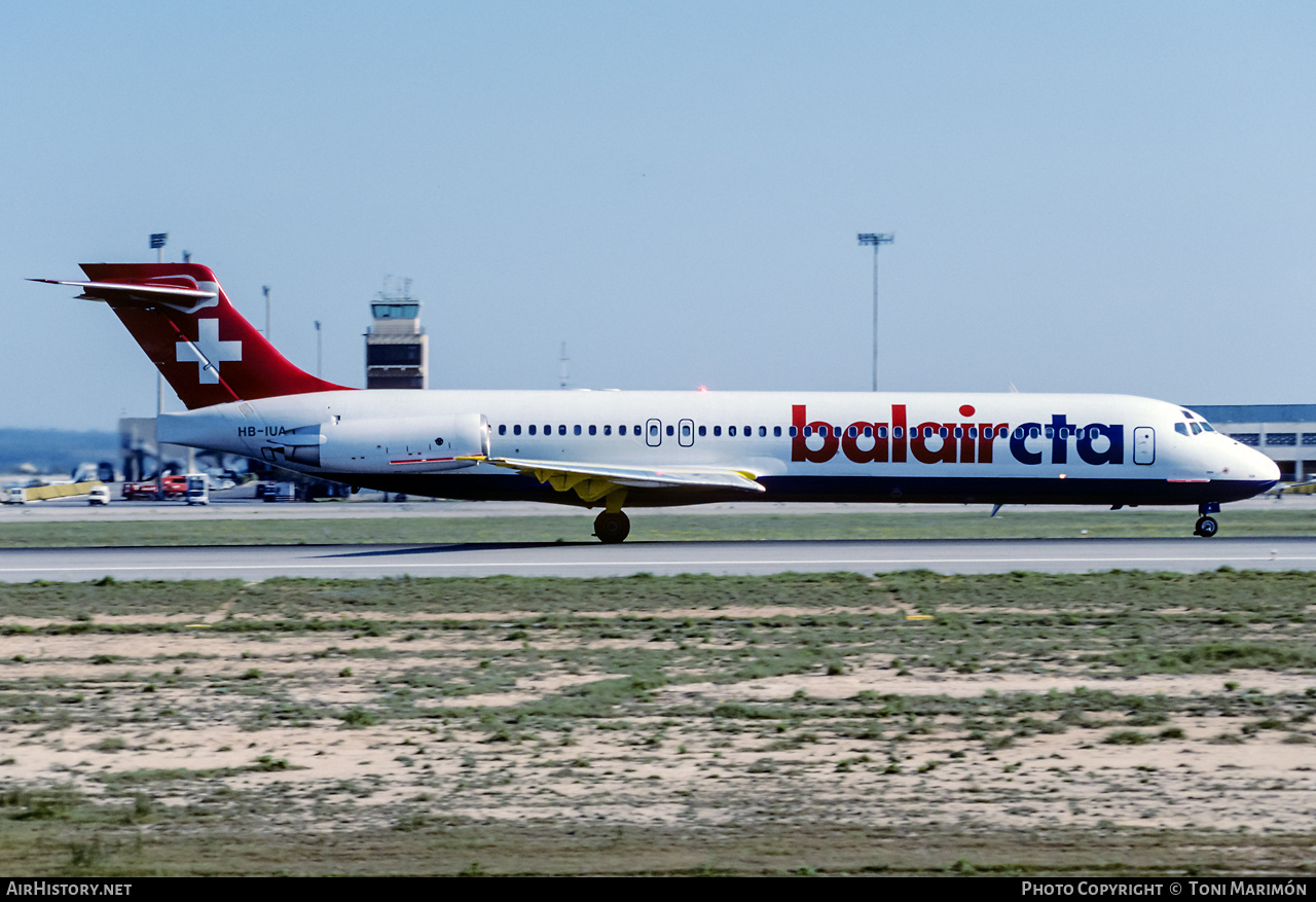 Aircraft Photo of HB-IUA | McDonnell Douglas MD-87 (DC-9-87) | BalairCTA | AirHistory.net #371557
