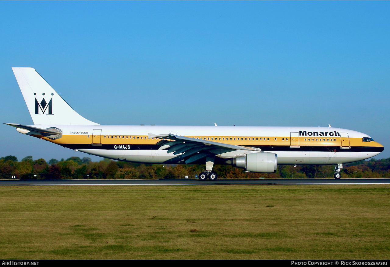Aircraft Photo of G-MAJS | Airbus A300B4-605R | Monarch Airlines | AirHistory.net #371567
