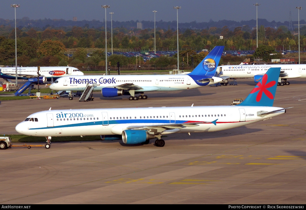 Aircraft Photo of G-OOAH | Airbus A321-211 | Air 2000 | AirHistory.net #371569