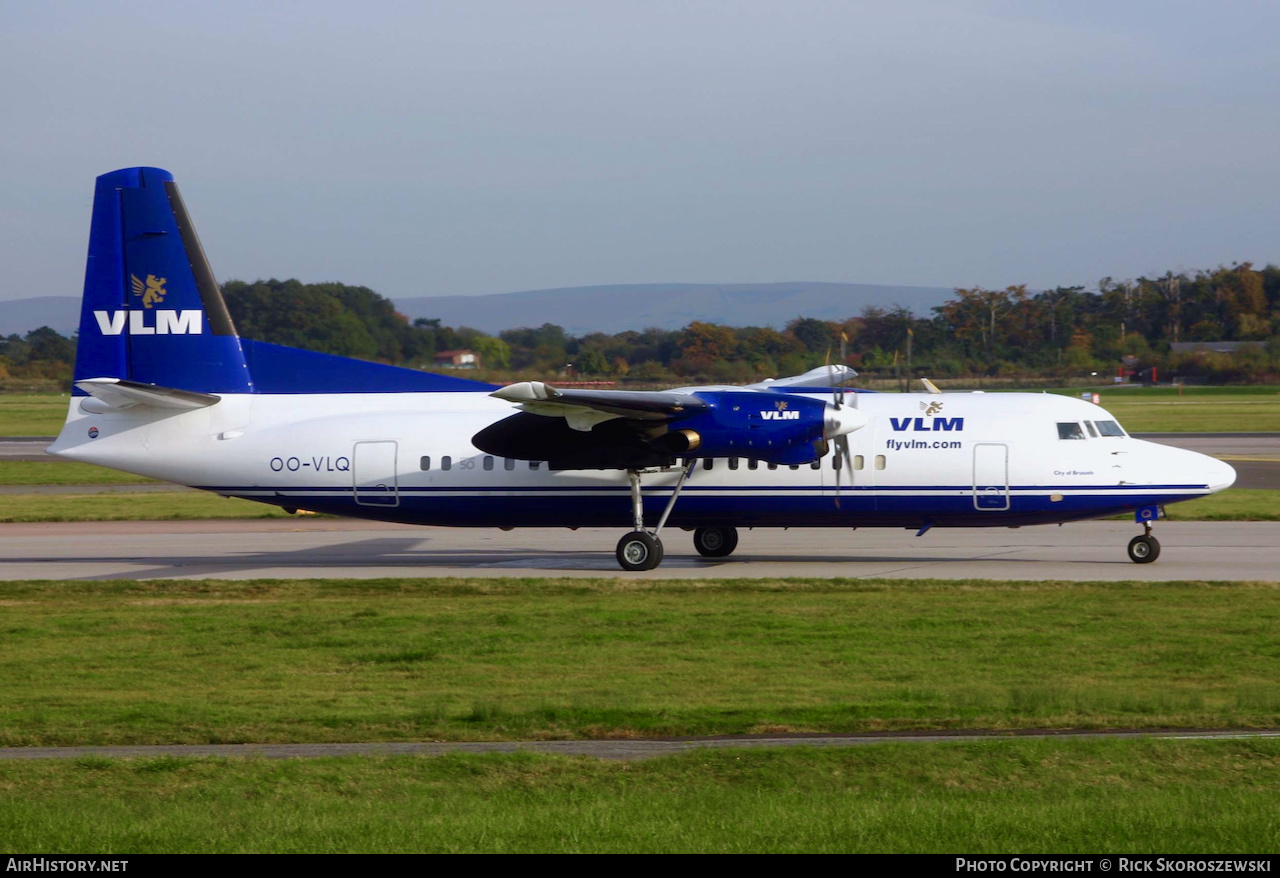 Aircraft Photo of OO-VLQ | Fokker 50 | VLM Airlines | AirHistory.net #371577