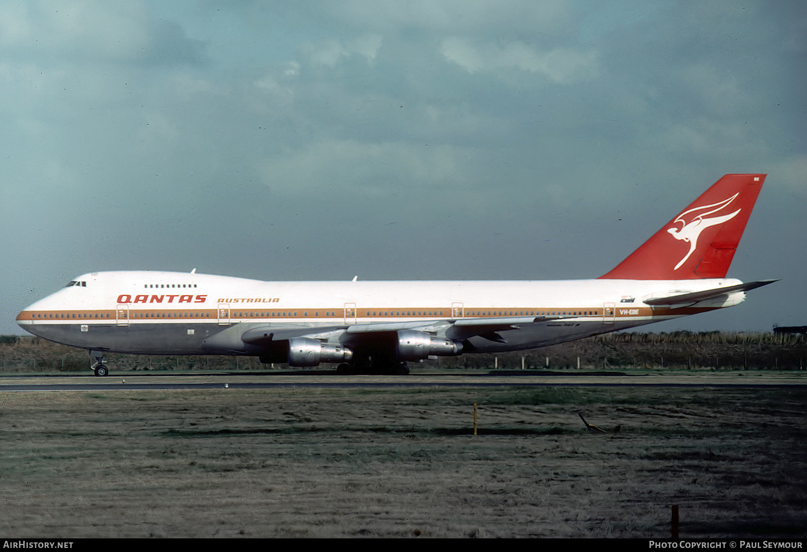 Aircraft Photo of VH-EBE | Boeing 747-238B | Qantas | AirHistory.net #371596