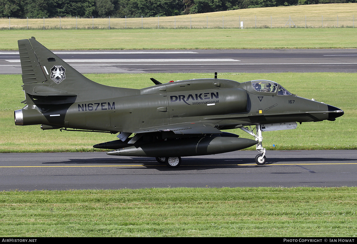 Aircraft Photo of N167EM | McDonnell Douglas A-4N Skyhawk II | Draken International | AirHistory.net #371603