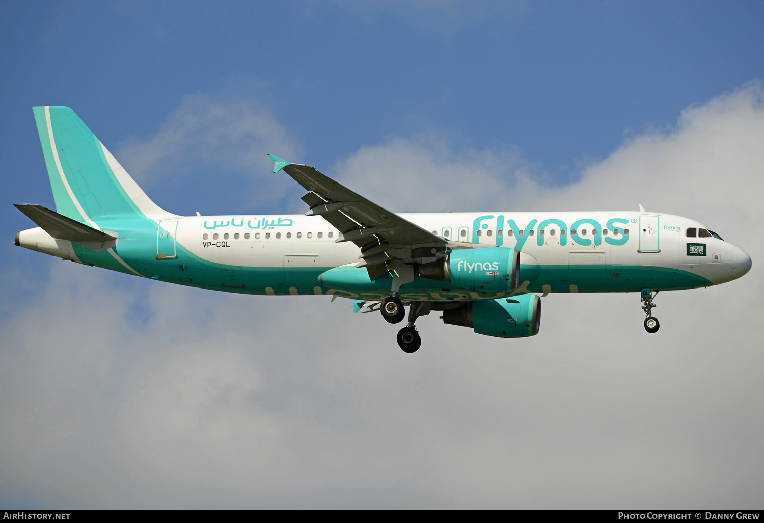 Aircraft Photo of VP-CQL | Airbus A320-214 | Flynas | AirHistory.net #371606