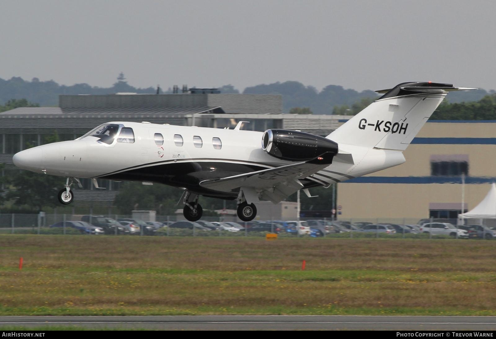 Aircraft Photo of G-KSOH | Cessna 525 CitationJet M2 | AirHistory.net #371615
