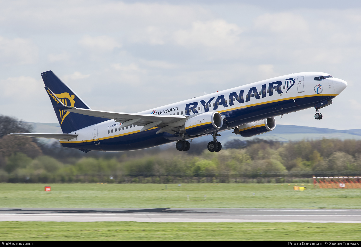 Aircraft Photo of EI-EMH | Boeing 737-8AS | Ryanair | AirHistory.net #371620