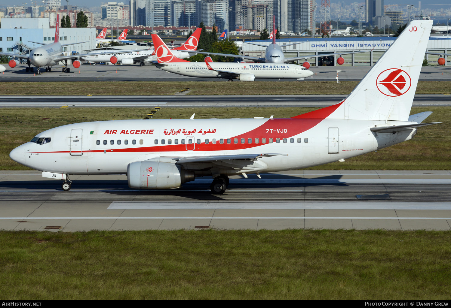 Aircraft Photo of 7T-VJQ | Boeing 737-6D6 | Air Algérie | AirHistory.net #371664