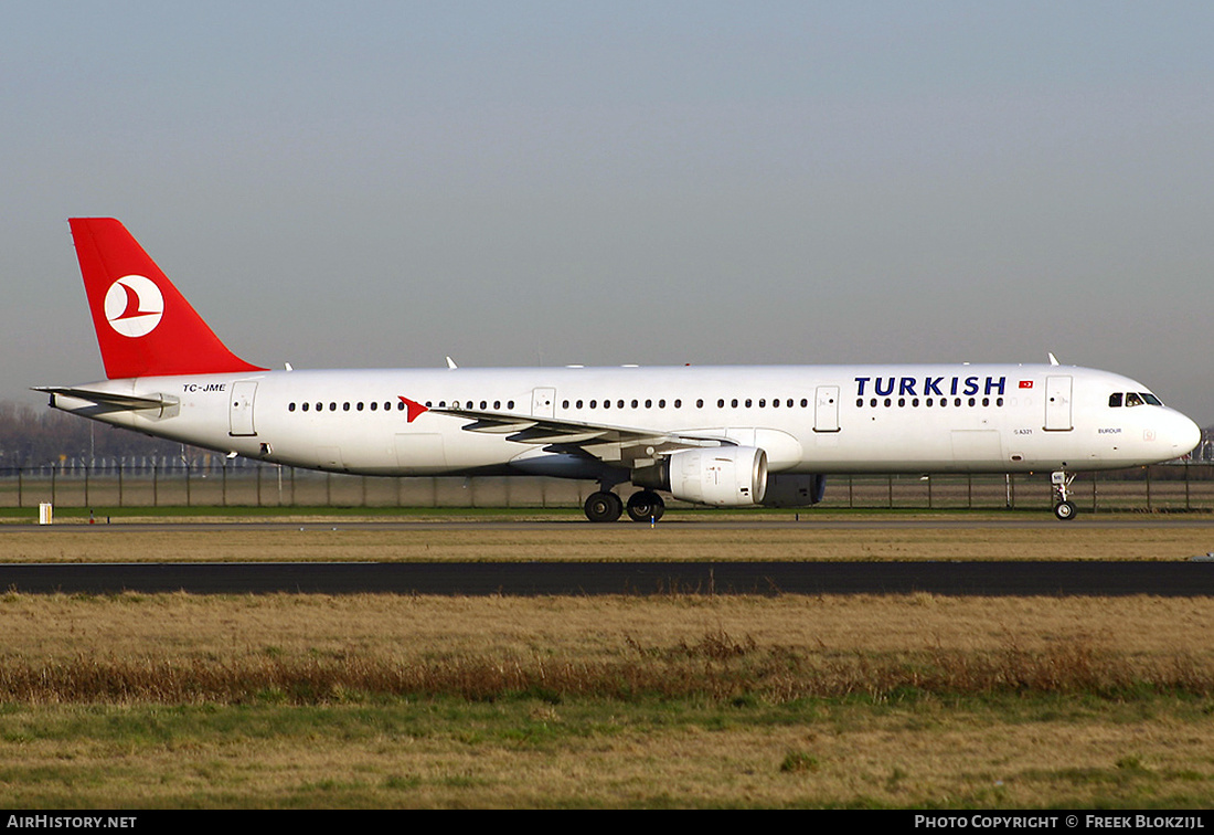 Aircraft Photo of TC-JME | Airbus A321-211 | Turkish Airlines | AirHistory.net #371683