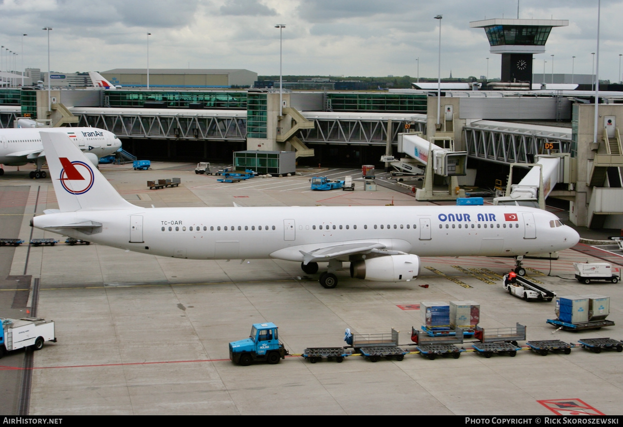 Aircraft Photo of TC-OAR | Airbus A321-131 | Onur Air | AirHistory.net #371684