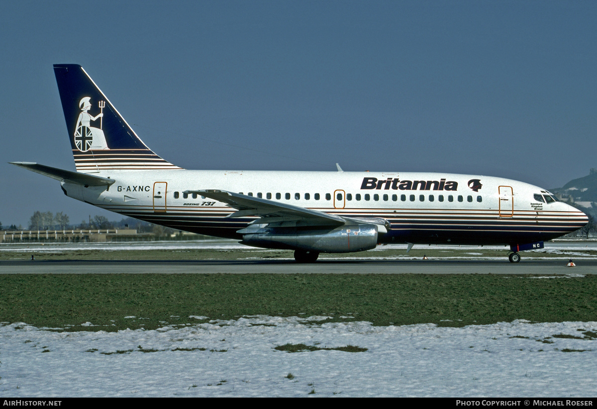 Aircraft Photo of G-AXNC | Boeing 737-204 | Britannia Airways | AirHistory.net #371690