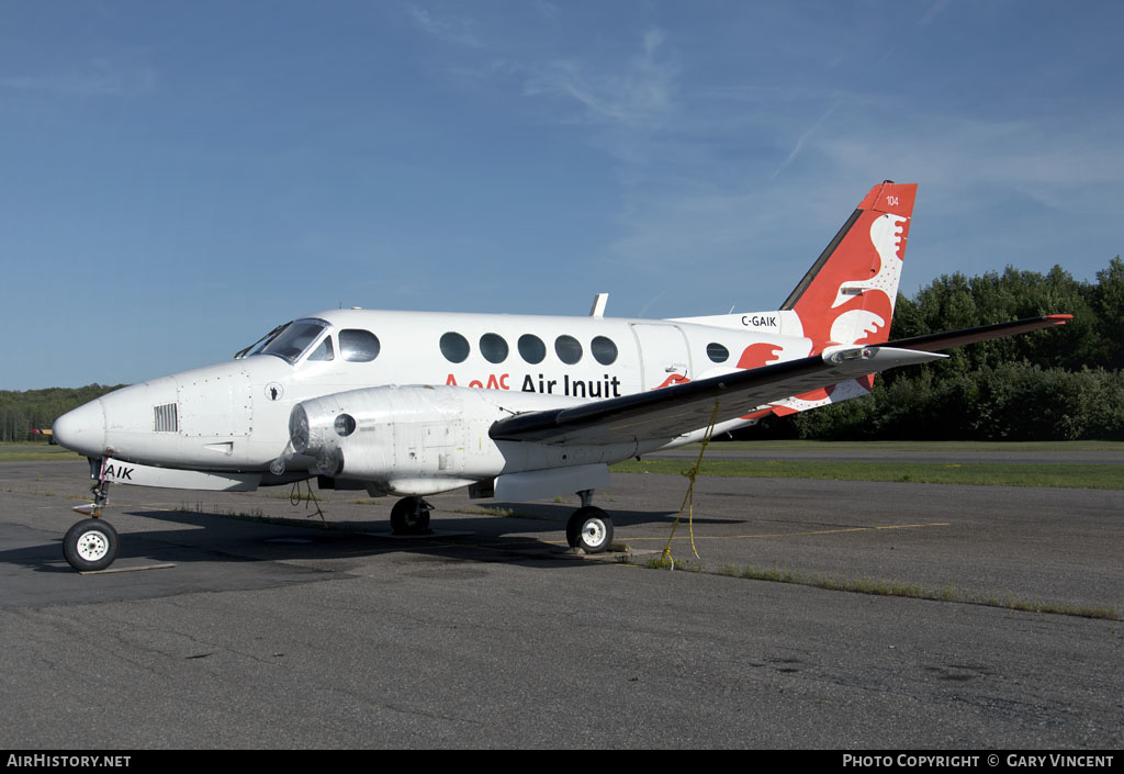 Aircraft Photo of C-GAIK | Beech A100 King Air | Air Inuit | AirHistory.net #371696