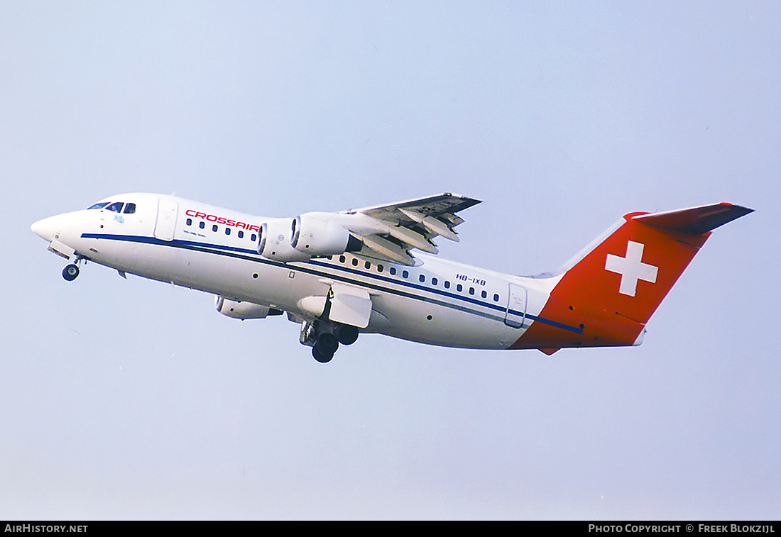 Aircraft Photo of HB-IXB | British Aerospace BAe-146-200 | Crossair | AirHistory.net #371697