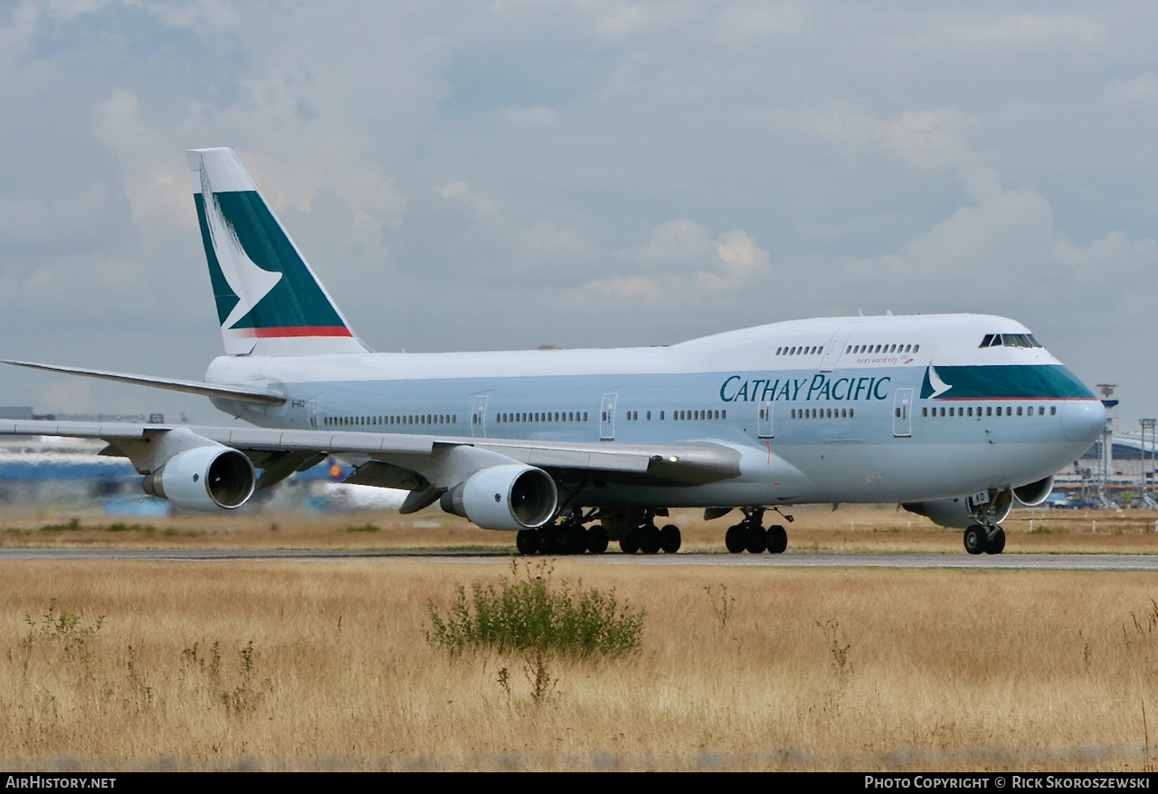 Aircraft Photo of B-HKD | Boeing 747-412 | Cathay Pacific Airways | AirHistory.net #371703