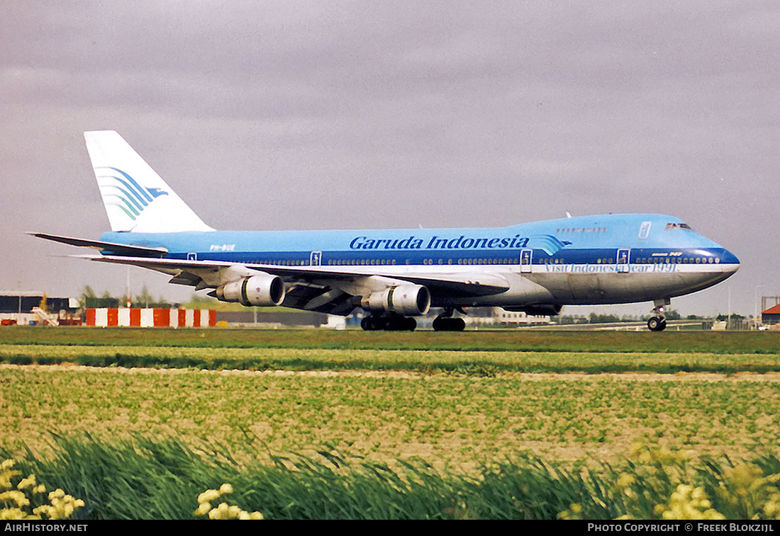 Aircraft Photo of PH-BUE | Boeing 747-206B | Garuda Indonesia | AirHistory.net #371727