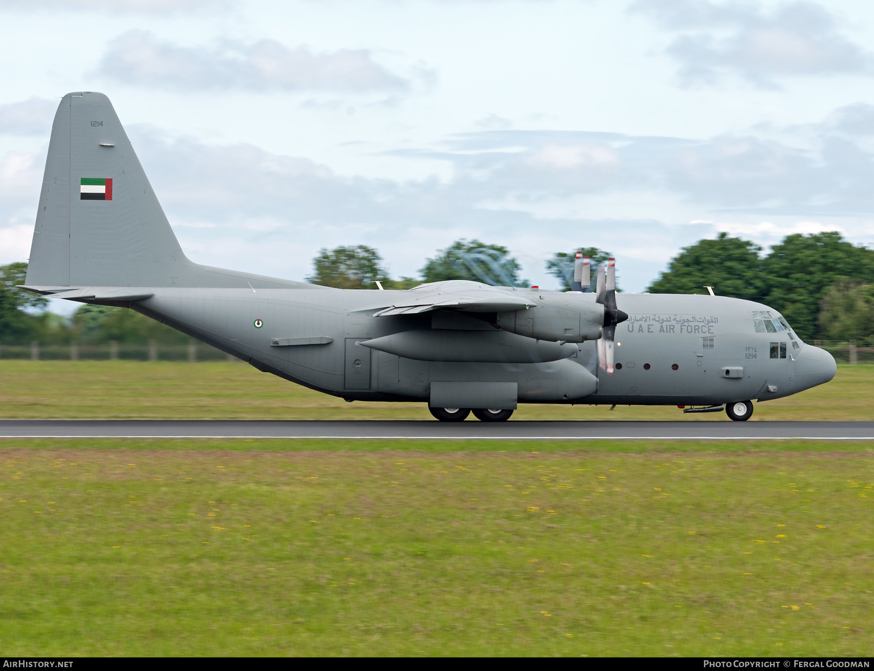 Aircraft Photo of 1214 | Lockheed C-130H Hercules | United Arab Emirates - Air Force | AirHistory.net #371766