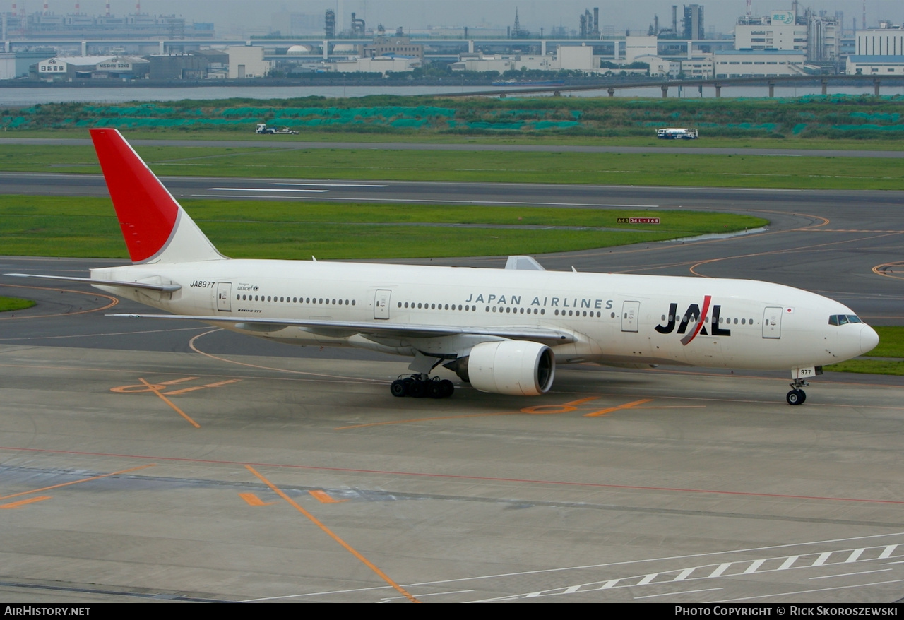 Aircraft Photo of JA8977 | Boeing 777-289 | Japan Airlines - JAL | AirHistory.net #371779