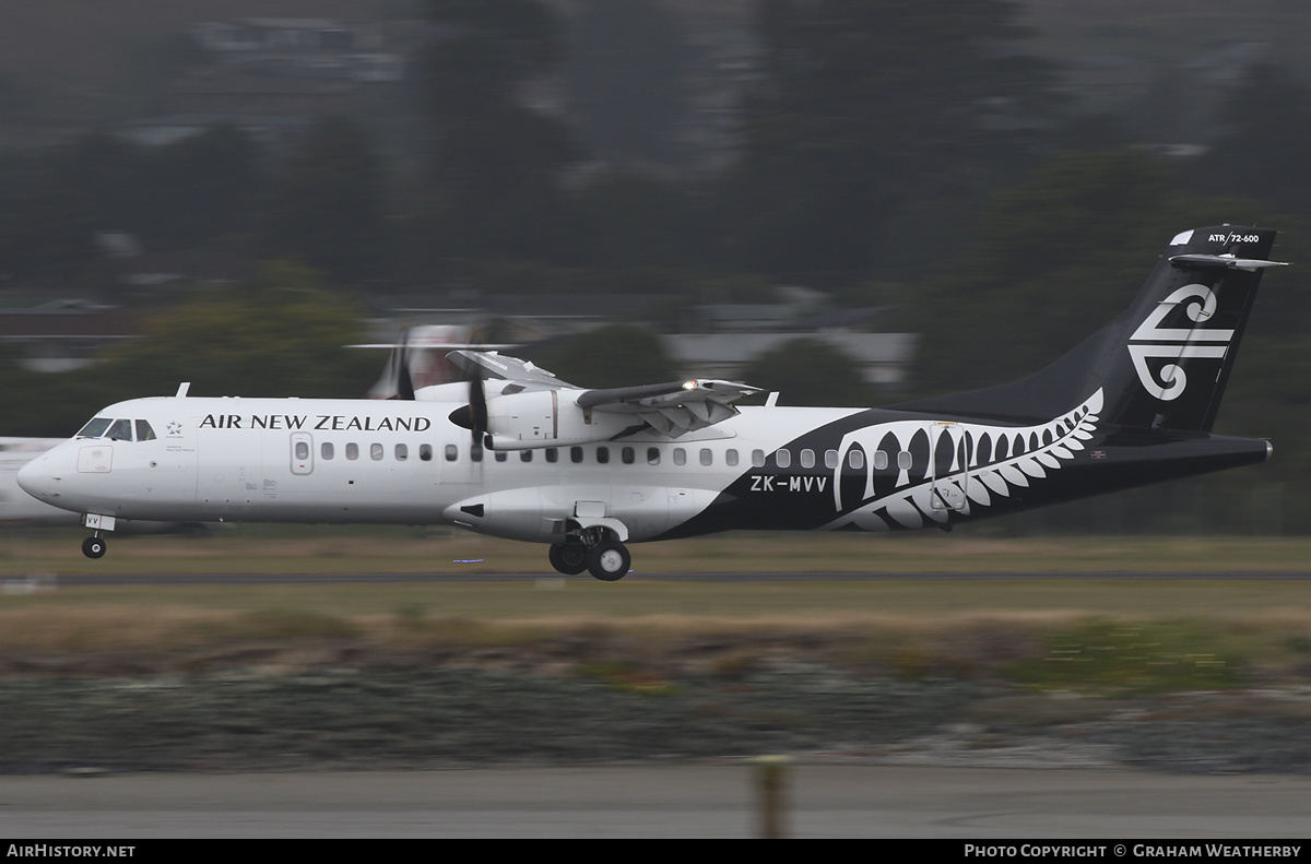 Aircraft Photo of ZK-MVV | ATR ATR-72-600 (ATR-72-212A) | Air New Zealand | AirHistory.net #371781