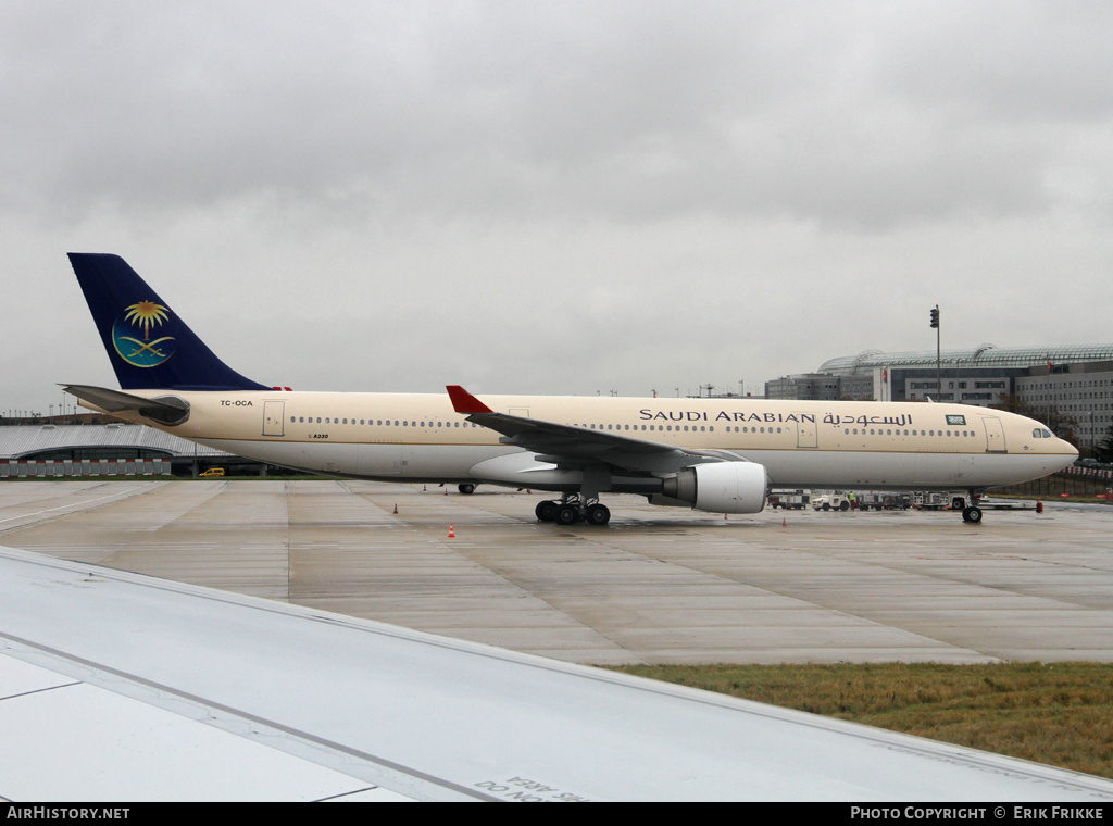 Aircraft Photo of TC-OCA | Airbus A330-321 | Onur Air | Saudi Arabian Airlines | AirHistory.net #371792