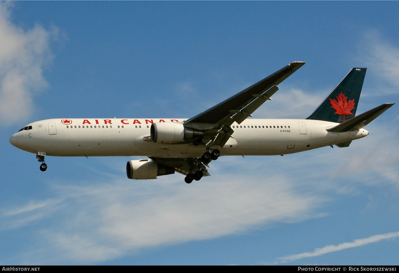 Aircraft Photo of C-FCAE | Boeing 767-375/ER | Air Canada | AirHistory.net #371797