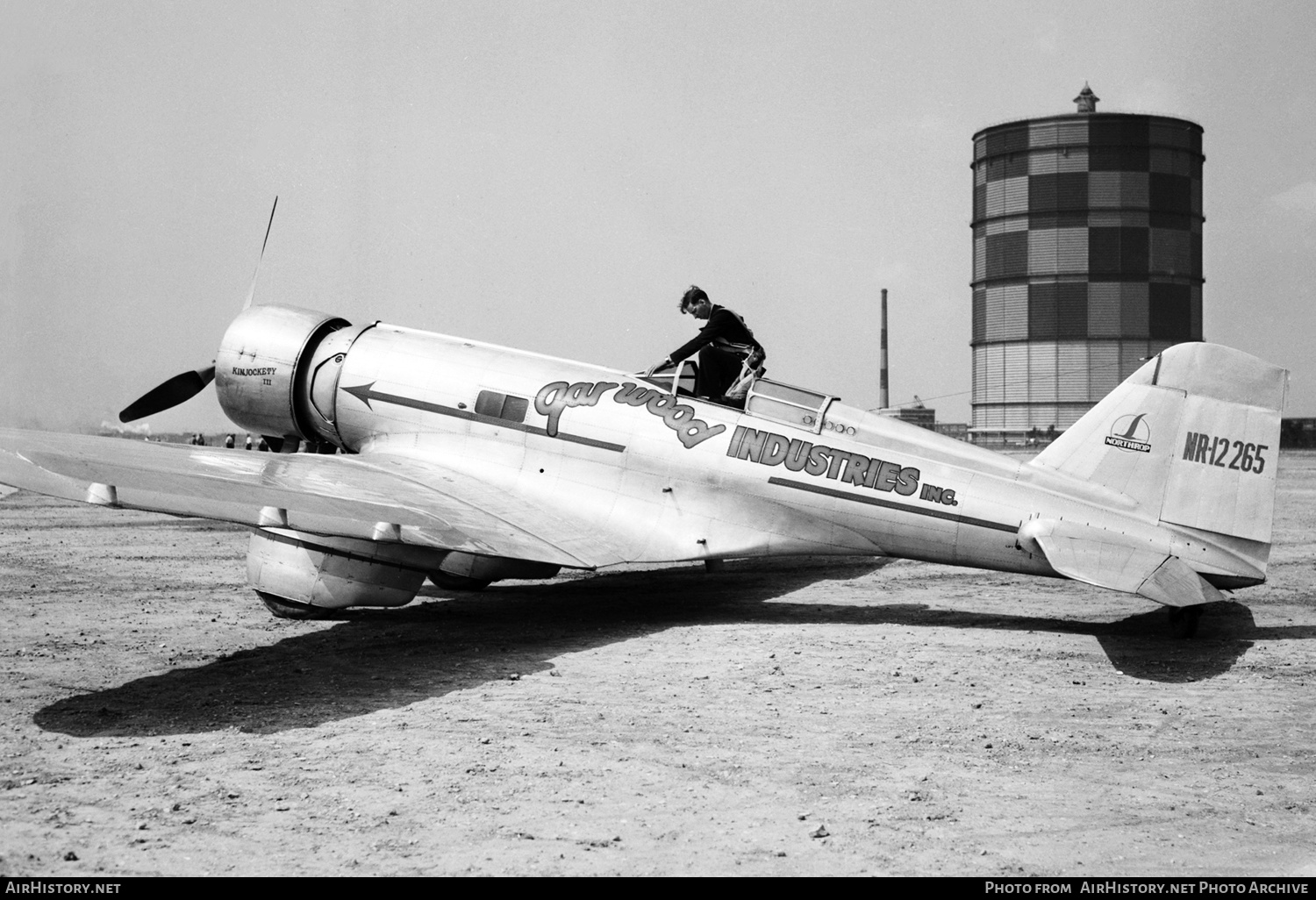 Aircraft Photo of NR12265 | Northrop Gamma 2A | Gar Wood Industries | AirHistory.net #371809