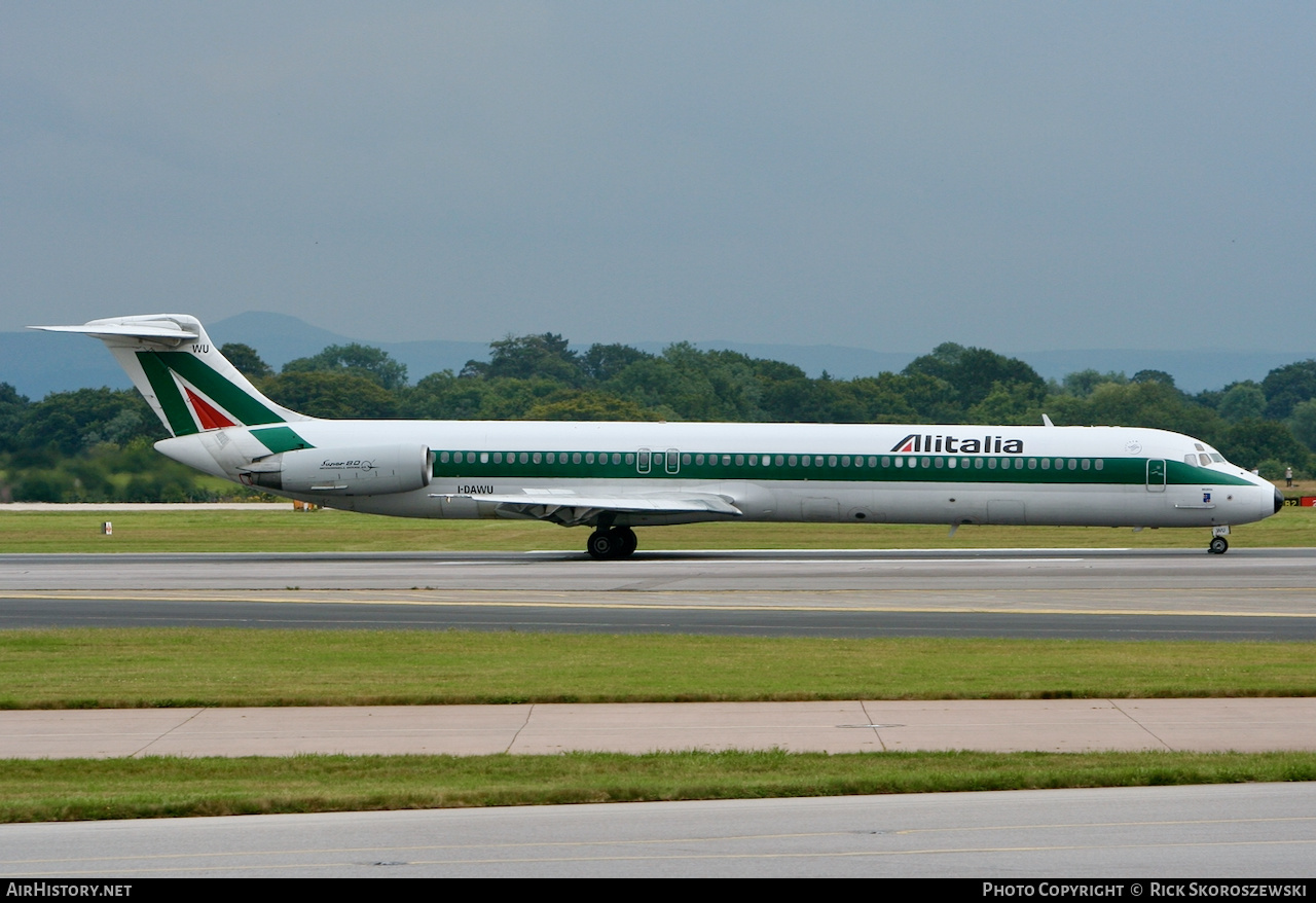 Aircraft Photo of I-DAWU | McDonnell Douglas MD-82 (DC-9-82) | Alitalia | AirHistory.net #371818