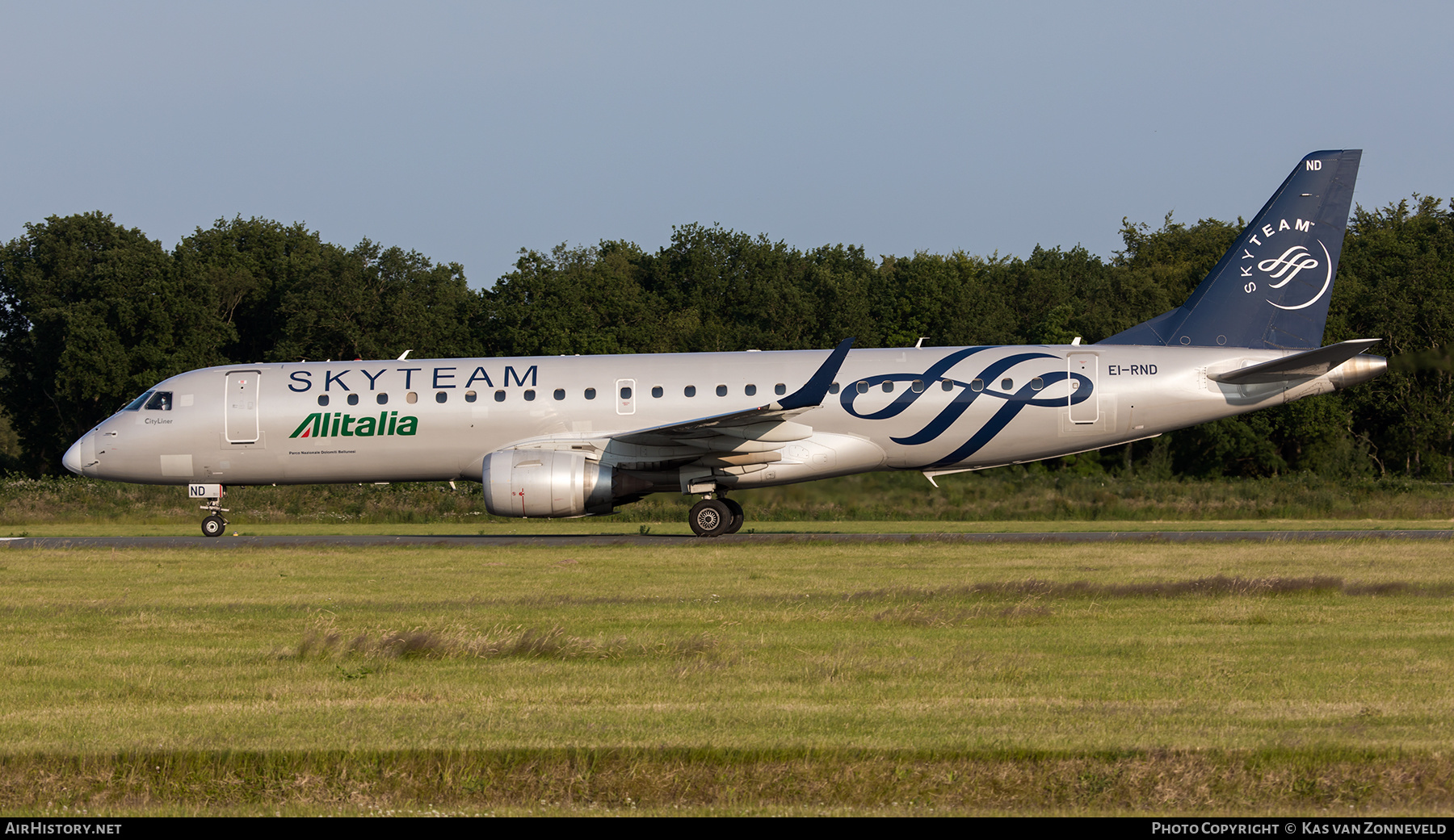 Aircraft Photo of EI-RND | Embraer 190STD (ERJ-190-100STD) | Alitalia CityLiner | AirHistory.net #371840