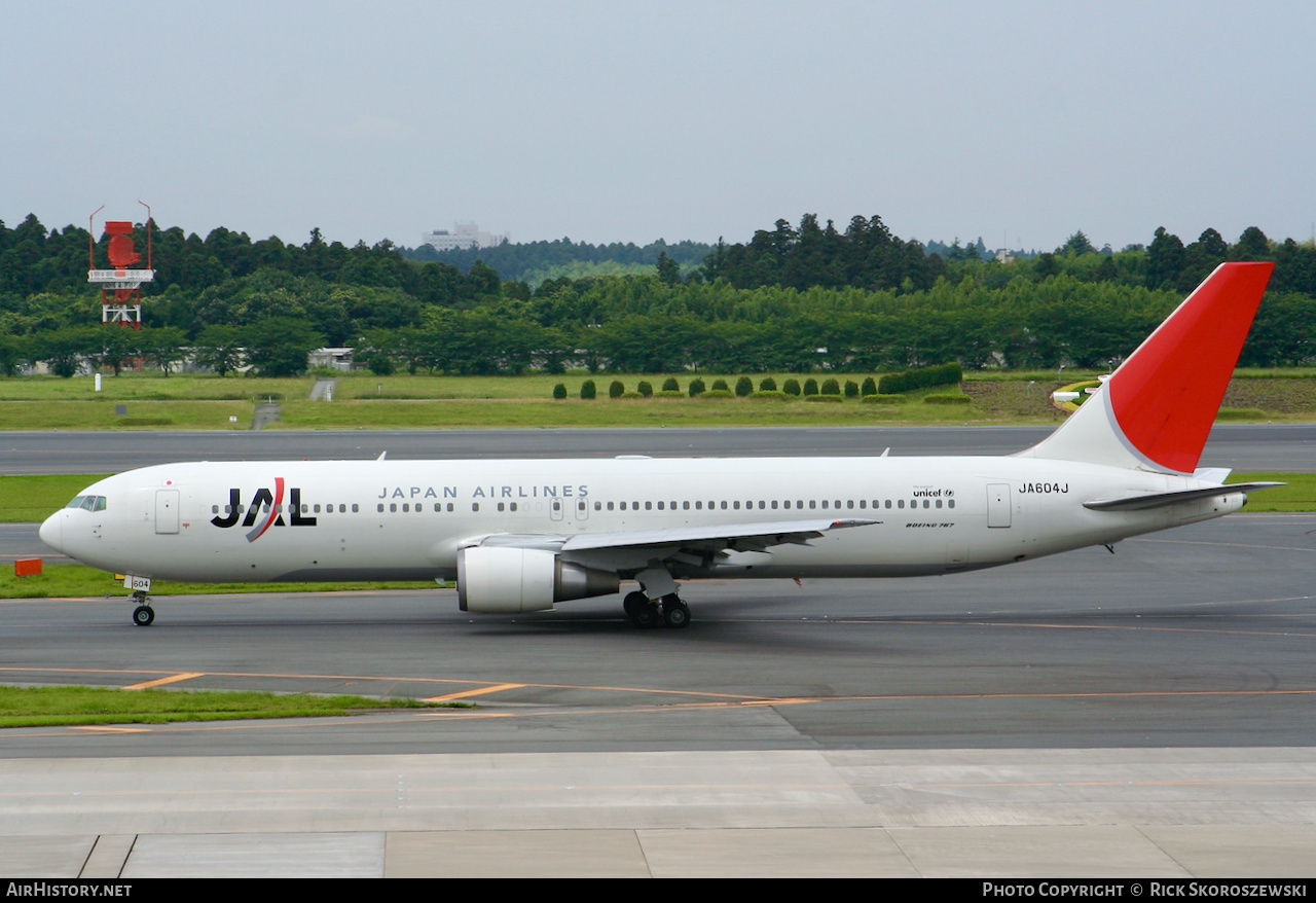 Aircraft Photo of JA604J | Boeing 767-346/ER | Japan Airlines - JAL | AirHistory.net #371841