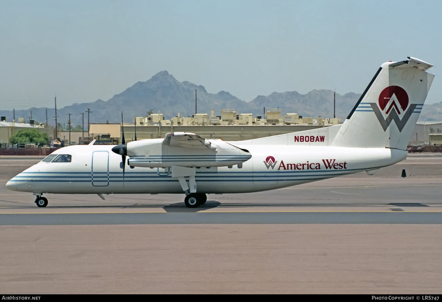 Aircraft Photo of N808AW | De Havilland Canada DHC-8-102 Dash 8 | America West Airlines | AirHistory.net #371842