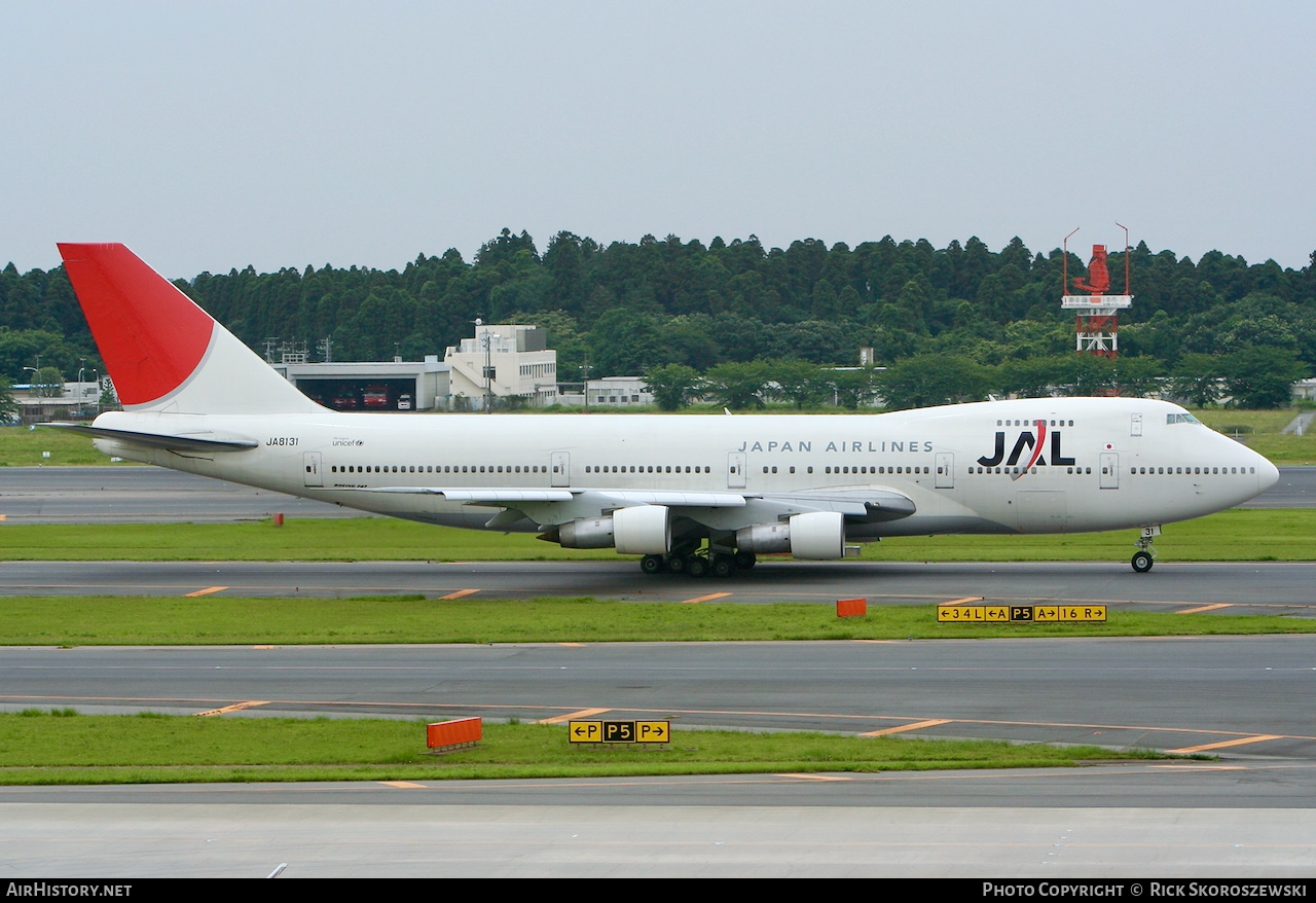 Aircraft Photo of JA8131 | Boeing 747-246B | Japan Airlines - JAL | AirHistory.net #371843