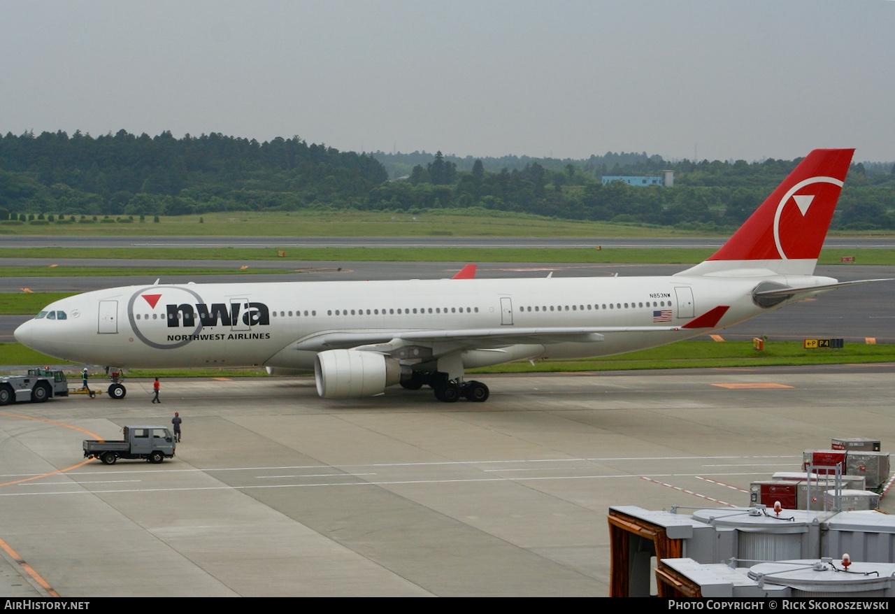 Aircraft Photo of N853NW | Airbus A330-223 | Northwest Airlines | AirHistory.net #371857